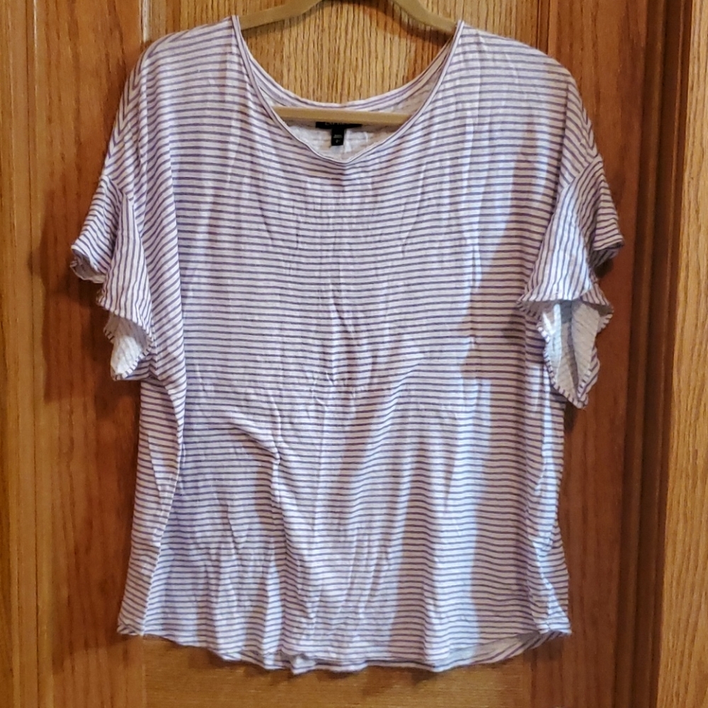 EUC Express knit top sz L, purple